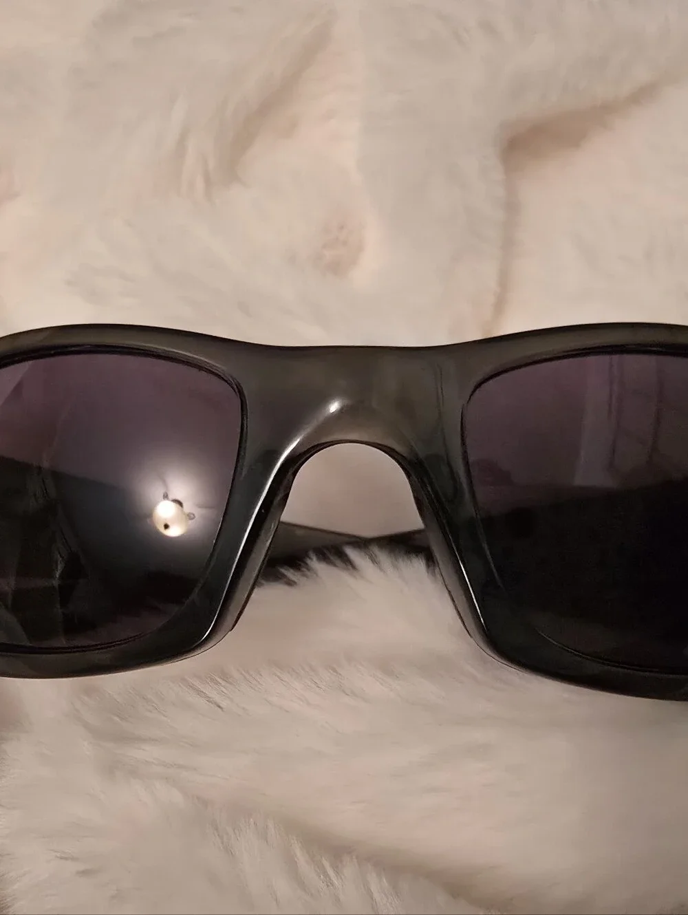 Oakley Women's Sunglasses - Black Frame with Purple Lenses